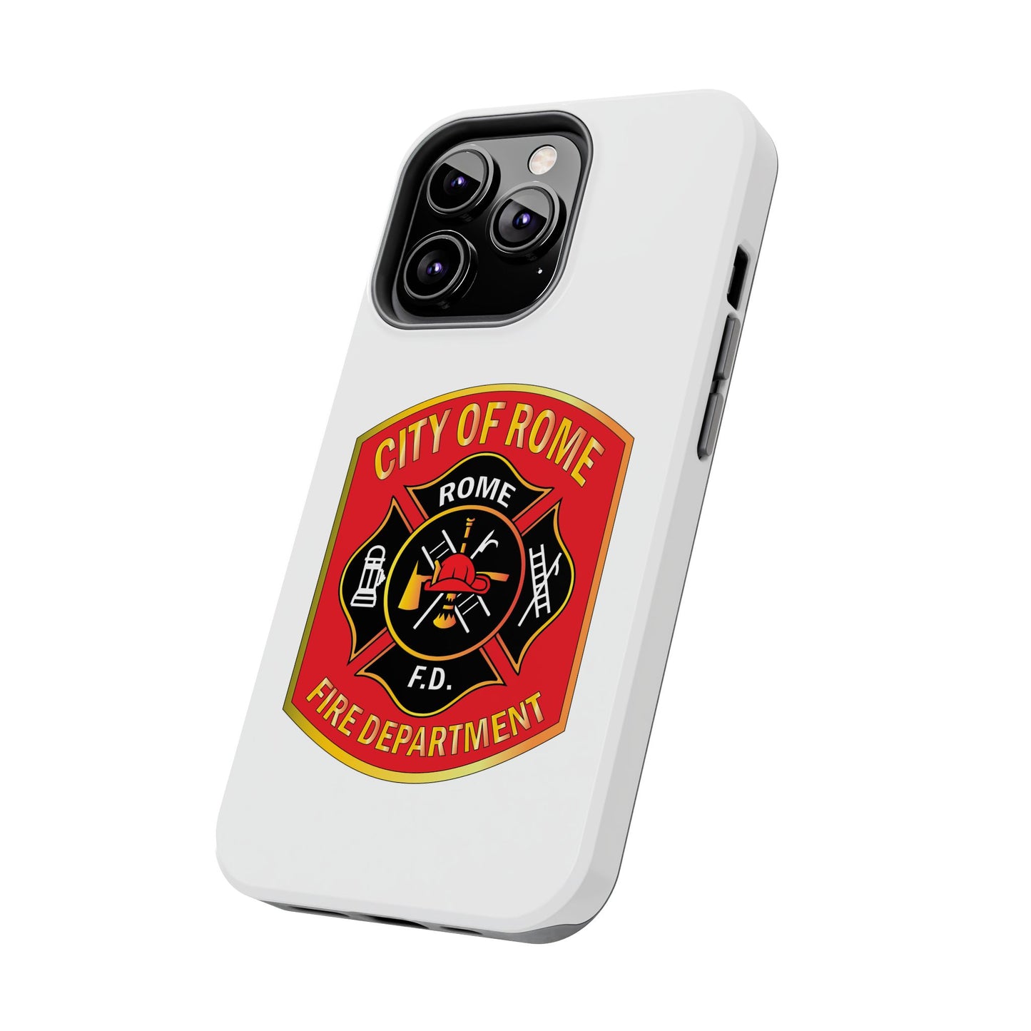 Rome Fire Department Tough Phone Case - Durable Protection with Pride