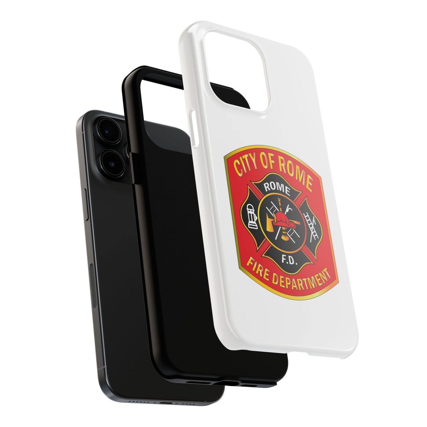 Rome Fire Department Tough Phone Case - Durable Protection with Pride