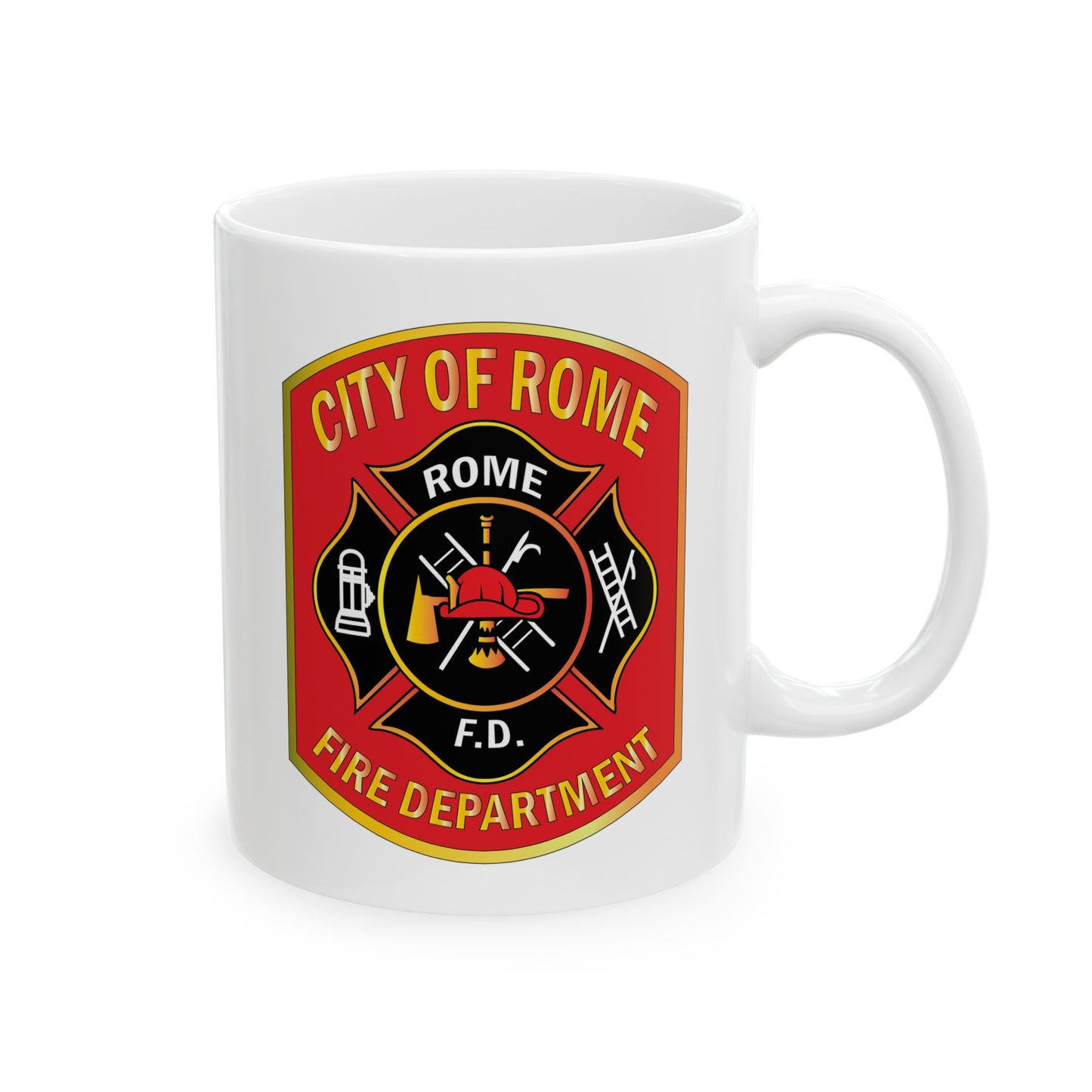 Firefighter Pride Ceramic Mug | 11oz & 15oz | Perfect Gift for Firefighters and First Responders