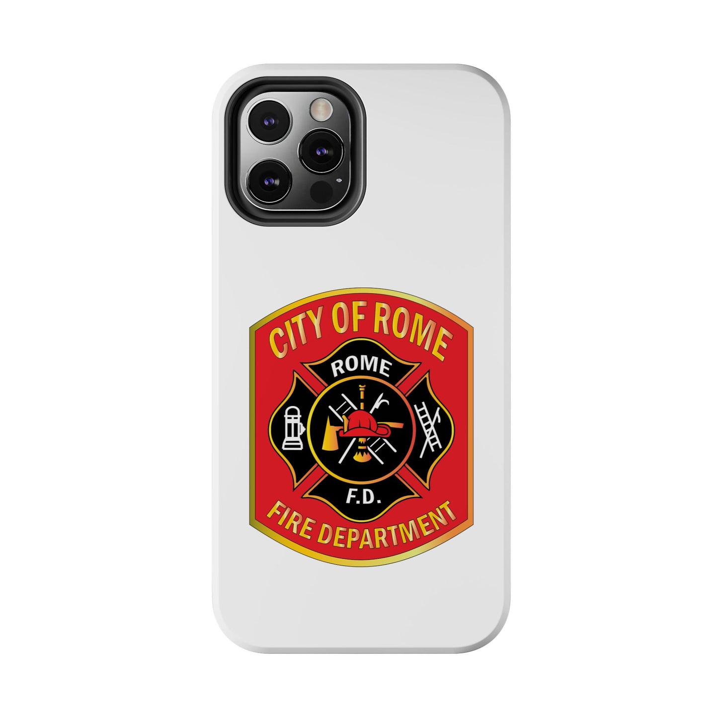 Rome Fire Department Tough Phone Case - Durable Protection with Pride