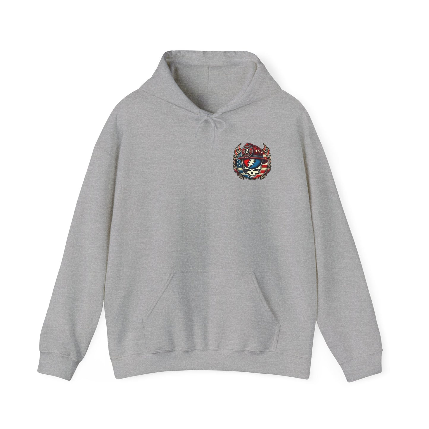 Vintage-Inspired Unisex Heavy Blend™ Hooded Sweatshirt with Retro Graphic Design