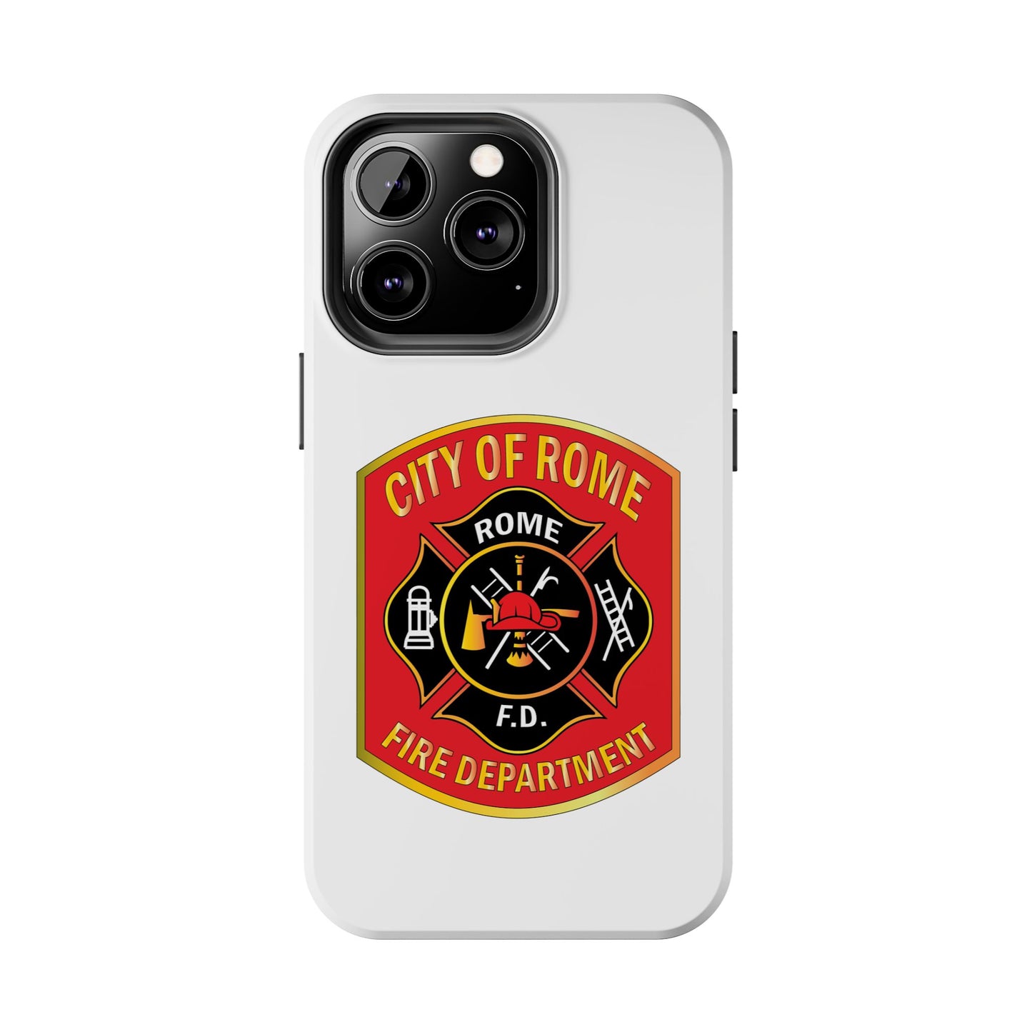 Rome Fire Department Tough Phone Case - Durable Protection with Pride