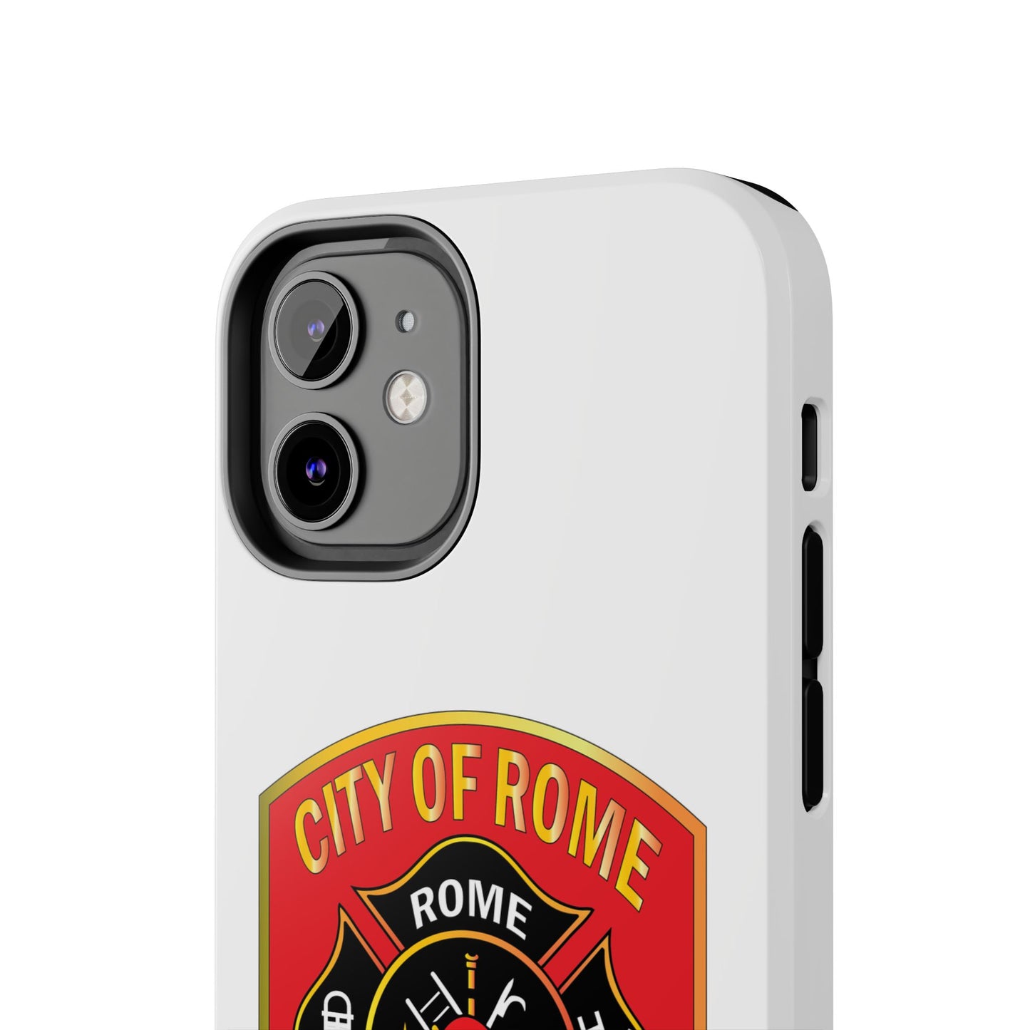 Rome Fire Department Tough Phone Case - Durable Protection with Pride