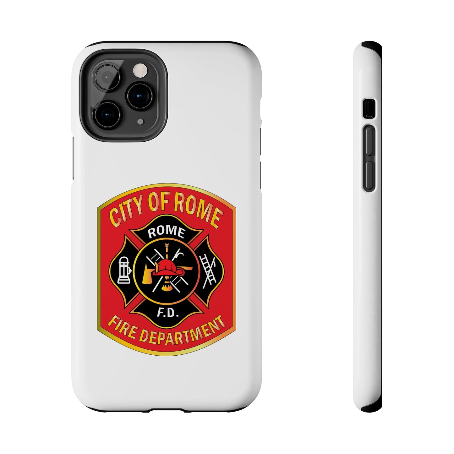 Rome Fire Department Tough Phone Case - Durable Protection with Pride