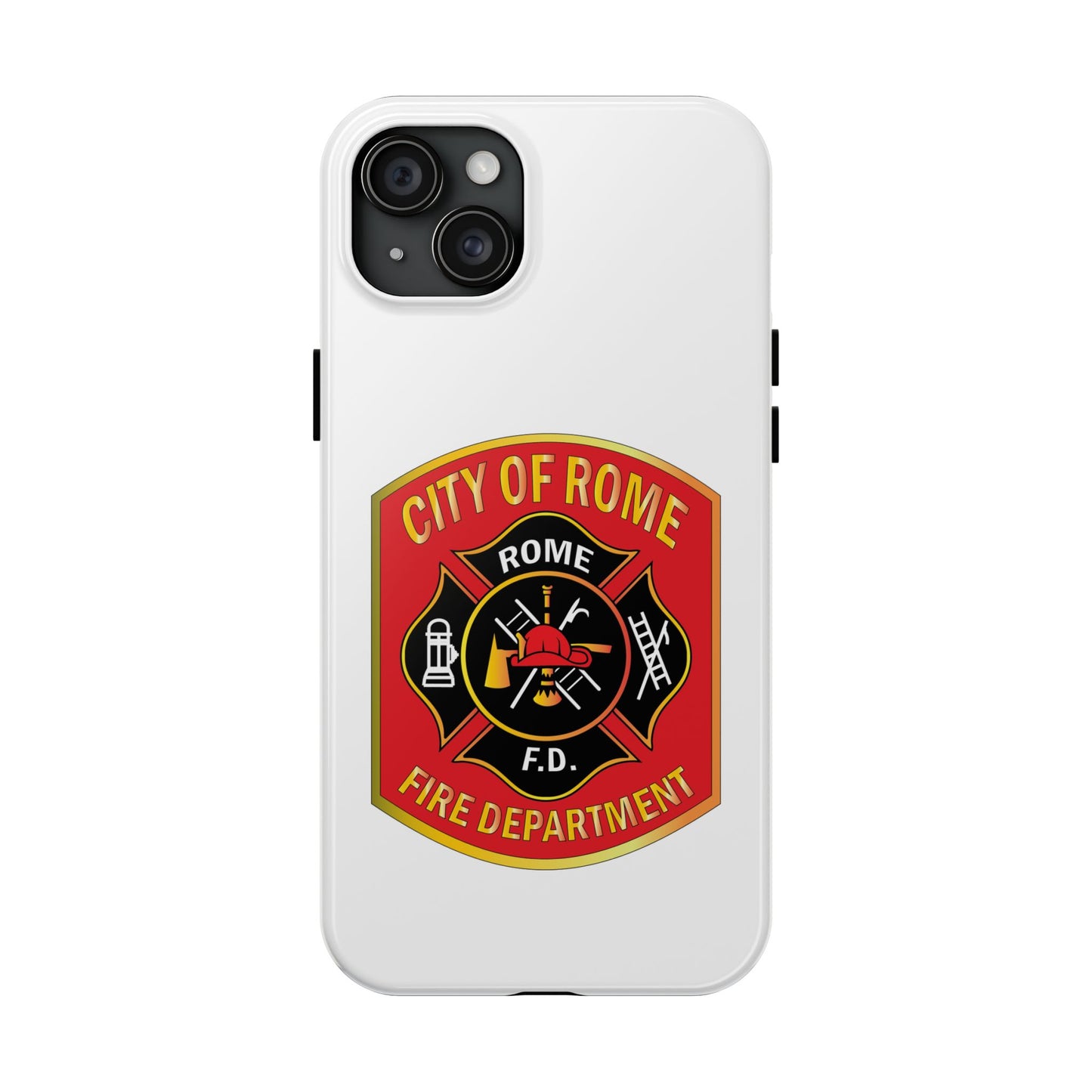 Rome Fire Department Tough Phone Case - Durable Protection with Pride